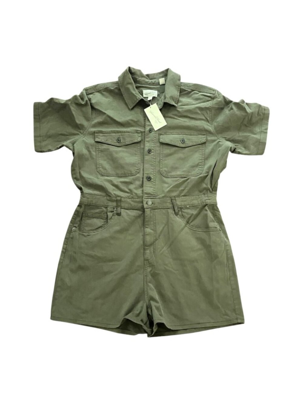 Universal Thread Olive Green Romper - Women's Size 16 - NEW with Tags - Picture 3 of 4